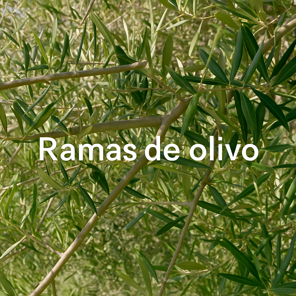 Ramas de Olivo Ecológico para Loros, Agapornis, Ninfas y Aves Exóticas - Naturales y Seguras