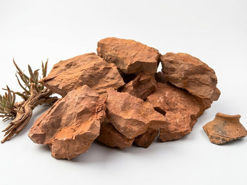 Piedra rojiza natural para jaulas y voladeras