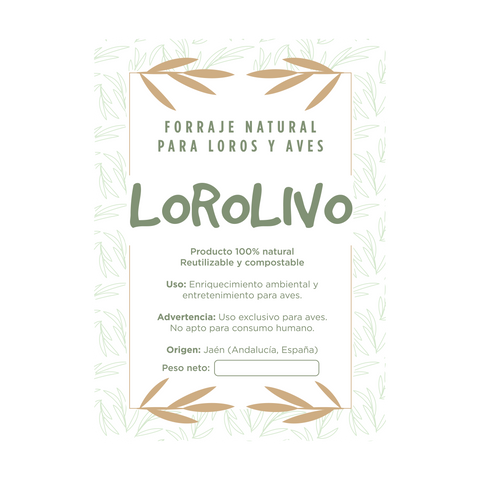 Hojas de Laurel Natural para Loros, Agapornis, Ninfas y Otras Aves – Ecológicas y Seguras | LoroLivo