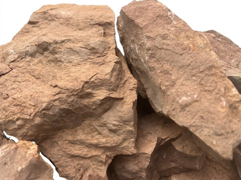 Piedra rojiza natural lavada para fondos de voladeras