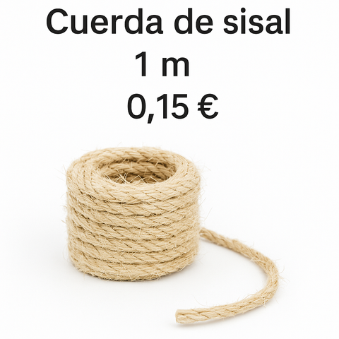 Cuerda de Sisal Natural (1 Cabo) – Corte por metros