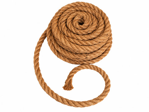 Bobina de cuerda de yute de 14 mm con tramo extendido